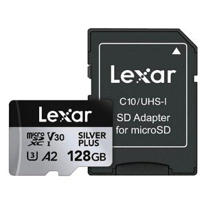 �}�C�N��SD�J�[�h 128GB microSDXC Lexar ���L�T�[ Professional SILVER PLUS Class10 UHS-1 U3 V30 A2 R:205MB/s W:150MB/s �C�O���e�[�� LMSSIPL128G-BNANC ����