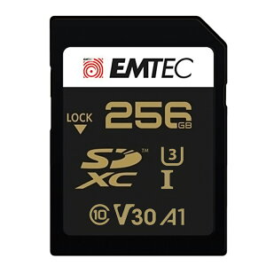 SD�J�[�h 256GB SDXC EMTEC SpeedIN Pro CLASS10 UHS-I U3 V30 4K R:100MB/s W:50MB/s �C�O���e�[�� ECMSD256GXC10SP ����