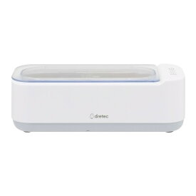 超音波洗浄器 メガネクリーナー らくらく洗イッパー UC-508 dretec ドリテック 眼鏡 腕時計 指輪 入れ歯 時計 アクセサリー タイマー ホワイト UC-508WT ◆宅 【楽天ロジ発送】