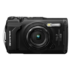 �f�W�^���J���� Tough TG-7 �h�� �[���̃^�t���\ OM SYSTEM �I�[�G���V�X�e�� �h��15m �h�o �ϏՌ� ���邳F2.0 �}�N��1cm �u���b�N TG-7-BLK ���� �y�y�V���W�����z