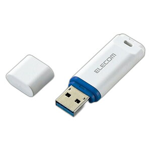 USB������ 32GB USB3.2 Gen1 USB3.0 ELECOM �G���R�� MF-DRU3WHR�V���[�Y �L���b�v�� �f�[�^�����T�[�r�X�t �z���C�g MF-DRU3032GWHR ����
