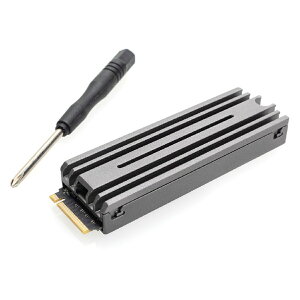 M.2 NVMe SSD 2TB M.2-2280 �����^ Logitec ���W�e�b�N PS5/PS5Pro�Ή� PCIe Gen4 x4 R:6100MB/s �q�[�g�V���N�t LMD-PS5M200 ���R