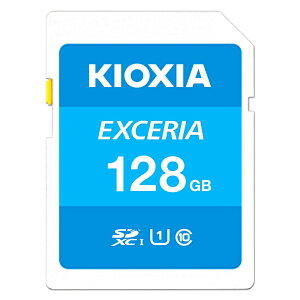 SD�J�[�h SD 128GB SDXC KIOXIA �L�I�N�V�A EXCERIA Class10 UHS-I U1 R:100MB/s �C�O���e�[�� LNEX1L128GC4 ����