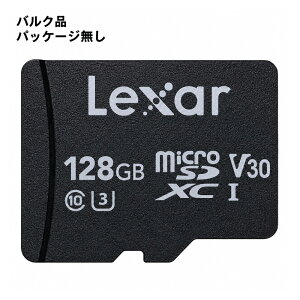 microSDXC�J�[�h 128GB ���ϋv MLC Lexar ���L�T�[ Lexar Quality Labs MLC�`�b�v�̗p Class10 UHS-I U1 R:95MB/s �o���N SE-MCSD128MLC1-BLK ����