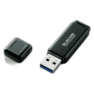 USB������ 64GB USB3.0 ELECOM �G���R�� MF-HSU3ABK�V���[�Y �L���b�v�� �V���v�� �L���b�v�����h�~ �X�g���b�v�z�[�� �u���b�N MF-HSU3A64GBK ����