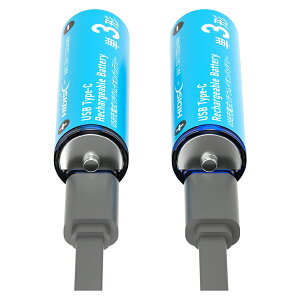 �[�d�r �P3�` 2�{ ���d�r�����`�E���C�I���o�b�e���[ HIDISC ���C������ �o��1.5V/1.5A USB�[�d��(Type-C) 2in1�P�[�u���t PSE�K�� 2�{�� HD-LIB2A2PC ����