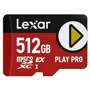 �J��/�o���N�i(����m�F��)������ microSD Express 512GB microSDXC SD�G�N�X�v���X Lexar ���L�T�[ PLAY PRO EX UHS-I U3 A2 R:900MB/s W:600MB/s �C�O���e�[�� LMSXPS0512G-BNNNG ����