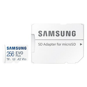 �}�C�N��SD�J�[�h 256GB microSDXC R:160MB/s Samsung �T���X�� EVO Plus Class10 UHS-I U3 V30 A2 SD�A�_�v�^�t �C�O���e�[�� MB-MC256SA/APC ����