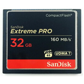 32GB コンパクトフラッシュ CFカード SanDisk サンディスク Extreme Pro 160MB/s 1067倍速 UDMA7 海外リテール SDCFXPS-032G-X46 ◆メ