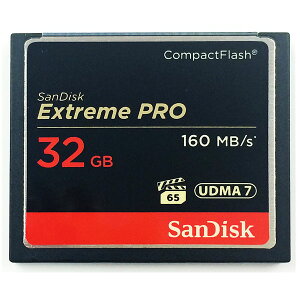 32GB RpNgtbV CFJ[h SanDisk TfBXN Extreme Pro 160MB/s 1067{ UDMA7 COe[ SDCFXPS-032G-X46 