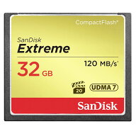 32GB コンパクトフラッシュ CFカード SanDisk サンディスク Extreme R:120MB/s W:80MB/s UDMA7 海外リテ…
