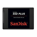 240GB SSD SanDisk サンディスク SSD PLUS 2.5インチ 内蔵型 SATA3 6Gb/s R:520MB/s W:400MB/s TLC...