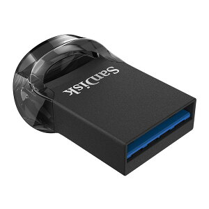 ◇【128GB】SanDiskサンディスクUSBメモリーUltraFitUSB3.1Gen1対応R:130MB/s超小型設計ブラック海外リテールSDCZ430-128G-G46◆メ