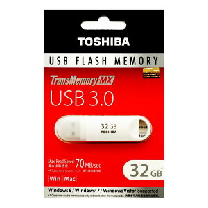 â32GBUSBã¡ã¢ãªã¼TOSHIBAæ±èUSB3.0TransMemory-MXãã¯ã¤ãæµ·å¤ãªãã¼ã«V3SZK-032G-WHâã¡