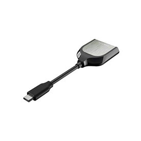 SanDisk サンディスク Extreme PRO 標準サイズSDリーダー USB Type-C接続 UHS-II対応 ケーブルタイプ 海外リテール SDDR-409-G46 ◆メ