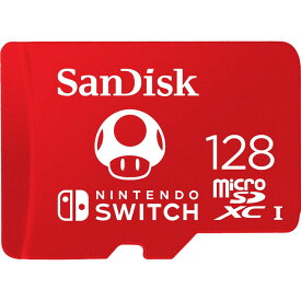 128GB microSDXCカード for Nintendo Switch マイクロSD SanDisk サンディスク UHS-I U3 R:100MB/s W:90MB/s 海外リテール SDSQXAO-128G-GNCZN ◆メ