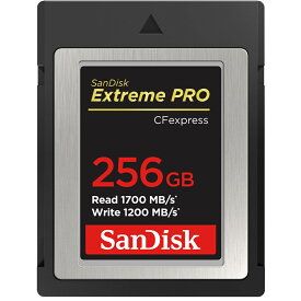 CFexpress 256GB Type B カード Extreme PRO SanDisk サンディスク RAW 4K対応 R:1700MB/s W:1200MB/s 海外リテール SDCFE-256G-GN4NN ◆宅