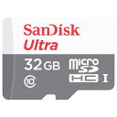 マイクロSDカード microSD 32GB microSDカード microSDHC SanDisk サンディスク Ultra Class10 UHS-I R:100MB/s Nintendo Switch動作確認済 海外リテール SDSQUNR-032G-GN3MN ◆メ
