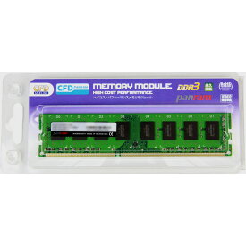 4GB DDR3 デスクトップ用メモリ CFD Panram DDR3-1600 240pin DIMM 4GB 1枚 D3U1600PS-4G ◆メ