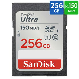 SDカード SD 256GB SDXC SanDisk サンディスク Ultra UHS-I U1 R:150MB/s 海外リテール SDSDUNC-256G-GN6IN ◆メ
