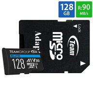 マイクロSDカード microSD 128GB microSDカード microSDXC 4k動画 4k対応 Team チーム 高速転送 4Kビデオ…
