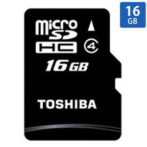 }CNSDJ[h 16GB TOSHIBA  Ń microSDJ[h microSDHC Class4 COe[ SD-C16GR7W4 