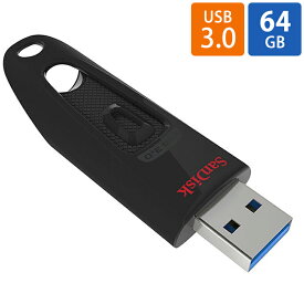 USBメモリ USB 64GB SanDisk サンディスク USB Flash Drive Ultra USB3.0 100MB/s 海外リテール SDCZ48-064G-U46 ◆メ