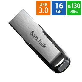 USBメモリ USB 16GB SanDisk サンディスク Ultra Flair USB3.0 R:130MB/s 海外リテール SDCZ73-016G-G46 ◆メ