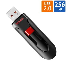 USBメモリ USB 256GB SanDisk サンディスク USB2.0 Flash Drive Cruzer Glide 海外リテール SDCZ60-256G-B35 ◆メ