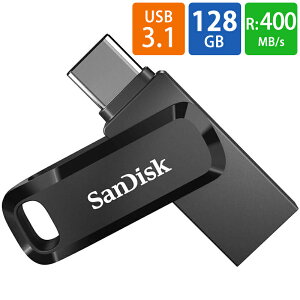 USB USB 128GB USB3.1 Gen1(USB3.0)-A/Type-C RlN^ SanDisk TfBXN Ultra Dual Drive Go R:400MB/s ] COe[ SDDDC3-128G-G46 