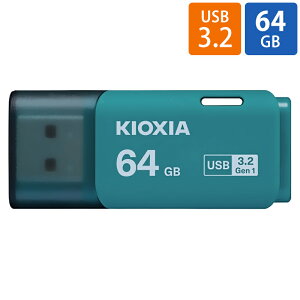 USB 64GB USB3.2 Gen1(USB3.0) KIOXIA LINVA TransMemory U301 Lbv Cgu[ COe[ LU301L064GG4 
