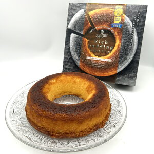 リッチプディングスイーツ 1個入 ケーキ ふわふわ 甘い プリン味 ドーナツ型 プレゼント ギフト お祝い おめでとう 人気 プレゼント