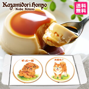 送料無料 いぬシリーズ 名入れ可能 カスタードプリン 2個セット ラッピング付 犬 常温 ギフト プレゼント プチギフト お祝い 内祝い イベント 粗品 誕生日 手土産 取り寄せ なめらか 日持ち
