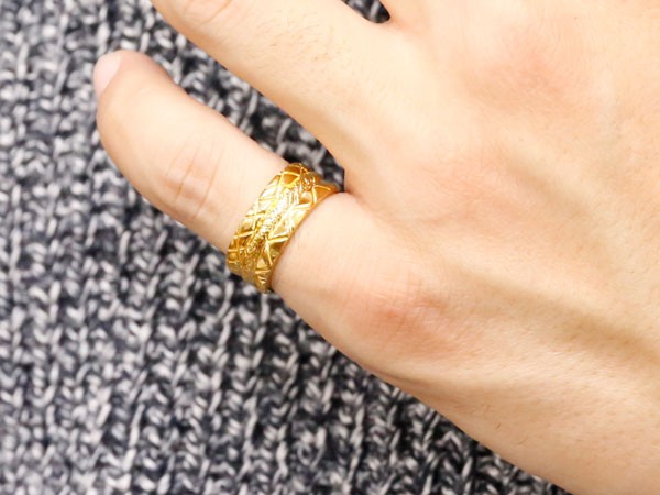 楽天市場】純金 24金 k24 ペアリング 結婚指輪 デザインリング 指輪