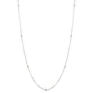 �y�ŒZ�����z�v���`�i850 �l�b�N���X �_�C�������h 1.0ct �X�e�[�V�����l�b�N���X �����O�l�b�N���X �����G�b�g 80cm pt850 �����O�l�b�N���X �����G�b�g �A�Y�L�`�F�[�� �j�����p ���j�Z�b�N�X 