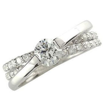 プラチナ 婚約指輪 リング ダイヤモンド リング ダイヤモンドリング ダイヤ0.58ct 一粒ダイヤモンド 大粒ダイヤモンド 指輪 エンゲージリング 大きいサイズ対応