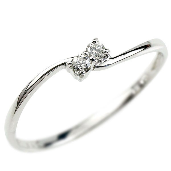 プラチナ リング  指輪 ダイヤモンド リング ダイヤ ピンキーリング 一粒ダイヤモンド シンプル 安い 天然石 レディース 大きいサイズ対応