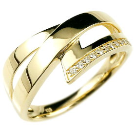 プロポーズリング ダイヤモンドリング イエローゴールドk18 指輪 幅広 婚約指輪 エンゲージリング ピンキーリング 18金 ユニセックス 【ありがとうやおめでとうを伝えよう・プレゼント・誕生日・お祝い】 人気 おしゃれ 大人 普段使い ジュエリー