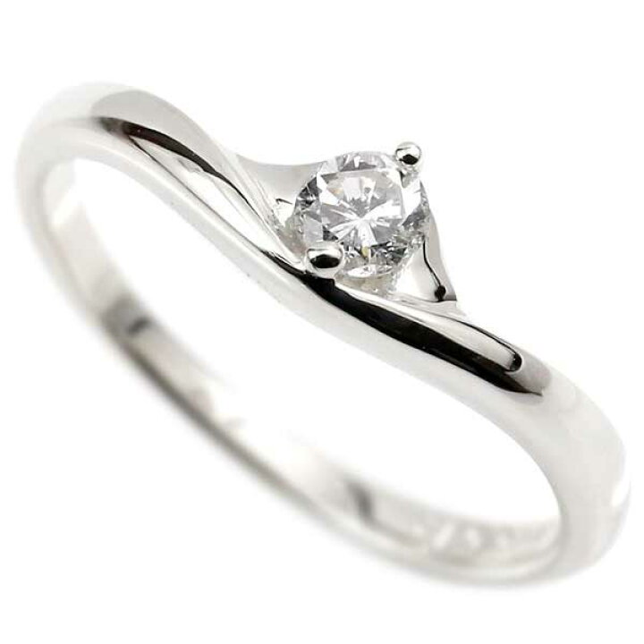 プラチナ リング ダイヤ 一粒ダイヤモンド0.16ct 指輪 ピンキーリング ダイヤモンド 大きいサイズ対応 リング ダイヤモンド レディースジュエリー・アクセサリー 