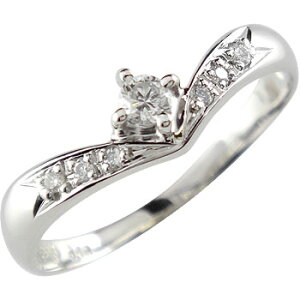 かざり屋 ジュエリー 30代 40代 50代 鑑定書付 プラチナリング ダイヤ ダイヤモンド リング 指輪 一粒ダイヤモンド 0.16ct SIクラスレディース