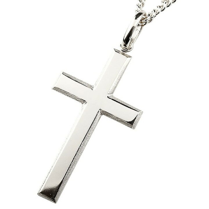 楽天市場 18金 メンズジュエリー ホワイトゴールドk18 大きい クロス ペンダント ペンダントトップ ネックレス K18wg 18k シンプル つや消し 男性用 Men S ネックレスチェーン無し 楽ギフ 包装 コンビニ受取対応商品 送料無料 人気 かざり屋
