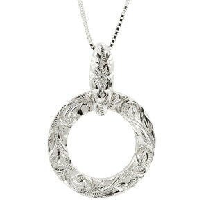 かざり屋 ジュエリー 30代 40代 50代 ハワイアン ジュエリー メンズ プラチナネックレス リング ペンダント pt900 輪っか リングネックレス キーリングデザインネックレス 男性用 地金 大人ジュ