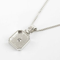 楽天市場 あす楽 プラチナ999 Pt999 純プラチナ メンズペンダントトップ ペンダント ネックレス プラチナ ダイヤモンド 1粒 スター彫り 五 光留め プレートネックレス メンズ レディース 楽ギフ 包装 コンビニ受取対応商品 送料無料 かざり屋