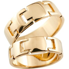 [スーパーセール10％OFF]18金 クロス ピンクゴールドk18 ペアリング 結婚指輪 マリッジリング ウェディングリング ウェディングバンド 記念リング 結婚式 幅広 地金リング 宝石なし