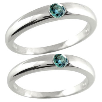 2人の永遠の願いを込めて ペアリング 結婚指輪 SALE 65%OFF マリッジリング ダイヤモンド 一粒 ブルーダイヤモンド 指輪 コンビニ受取対応商品 送料無料 2本セット プラチナ 好評受付中 人気 大きいサイズ対応