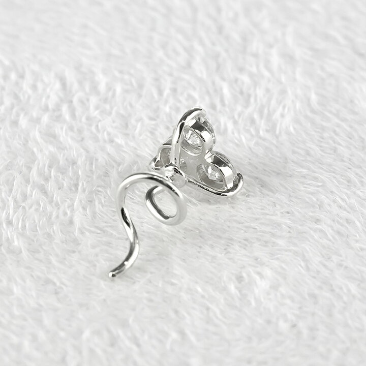 楽天市場】【最短発送】 プラチナ900 ピアス ダイヤモンド 0.26ct 片耳 
