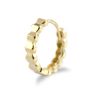 かざり屋 ジュエリー 30代 40代 50代 【最短発送】 18金 ピアス 片耳ピアス フープピアス イエローゴールドk18 18k 地金ピアス レディース メンズ