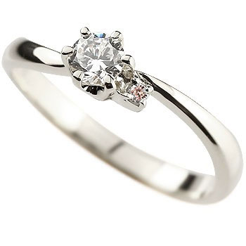 ハードプラチナ950 婚約指輪 エンゲージリング ピンクダイヤモンド ダイヤモンド リング 指輪 ピンキーリング ダイヤモンドリング 一粒 大粒 pt950 レディース 大きいサイズ対応