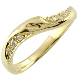 婚約指輪 エンゲージ ダイヤモンド イエローゴールドk18 ピンキーリング 18金 ユニセックス 【ありがとうやおめでとうを伝えよう・プレゼント・誕生日・お祝い】 人気 おしゃれ 大人 普段使い ジュエリー