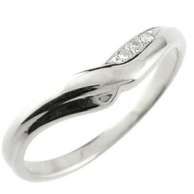 [お買い物マラソンポイント10倍]プロポーズリング V字 ダイヤモンド プラチナ リング 婚約指輪 エンゲージリング ユニセックス 【ありがとうやおめでとうを伝えよう・プレゼント・誕生日・お祝い】